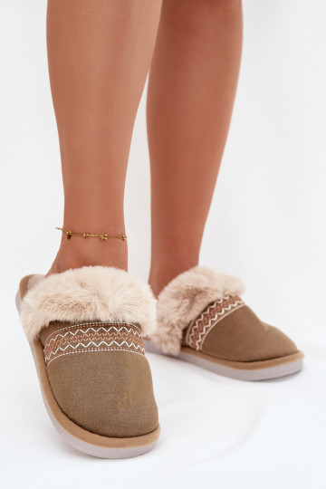 Plätud Pealiste omad karusnahaga I Haftem Rohelist värvi Devianne 2