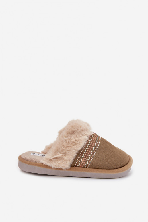 Plätud Pealiste omad karusnahaga I Haftem Rohelist värvi Devianne