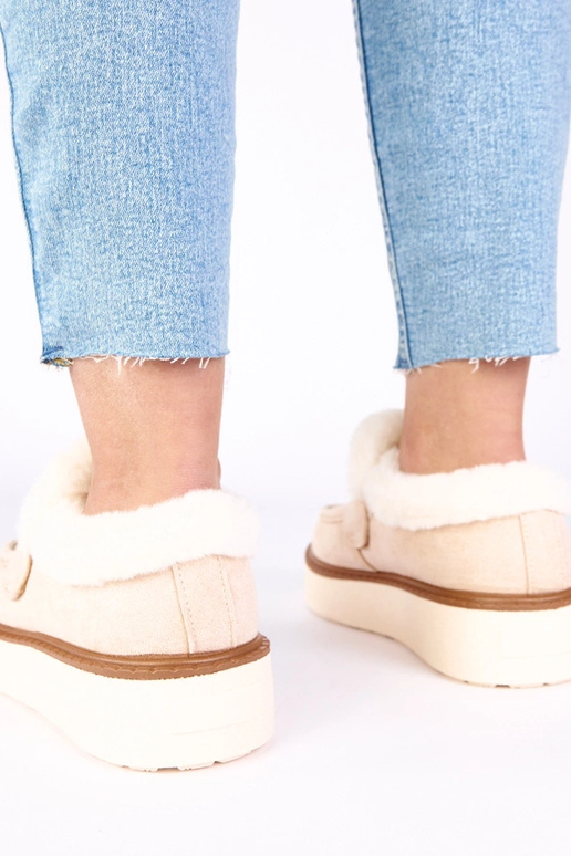 Helebeezid mokasiinid, soojustatud...