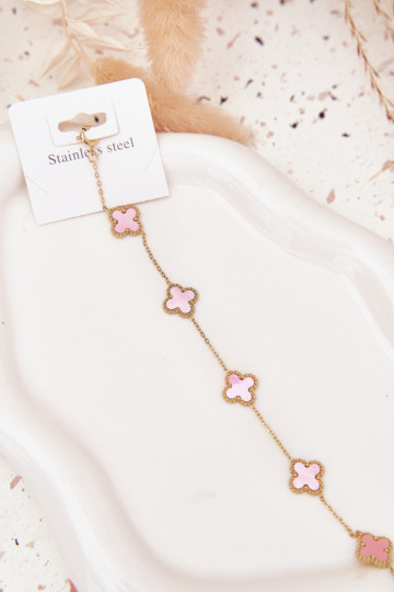 Käevõru Koos ripatsidega Stal Nierdzesissena Kuldset värvi-Roosa 2