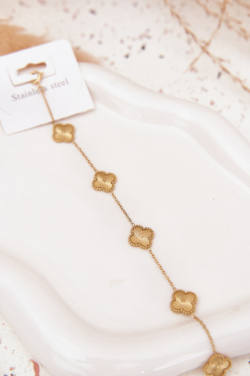 Käevõru roostevabast terasestLilluszkami Kuldset värvi 2