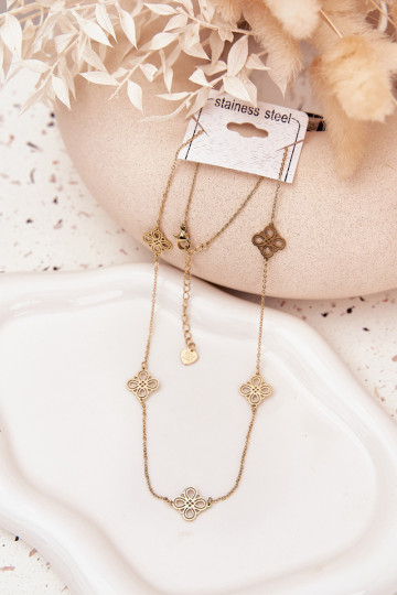 Kaelakee roostevabast terasest Kuldset värvi 2