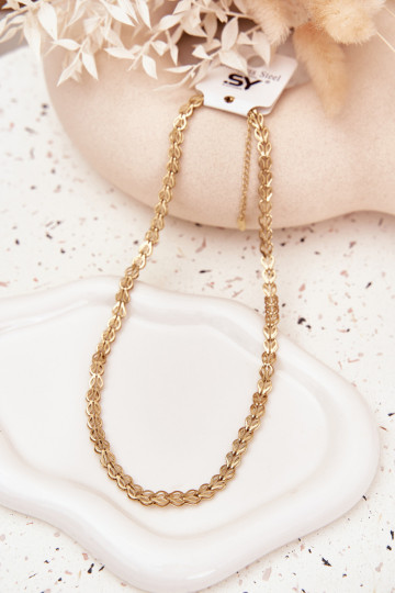 Kaelakee valmistatud roostevabast terasest Kuldset värvi 2