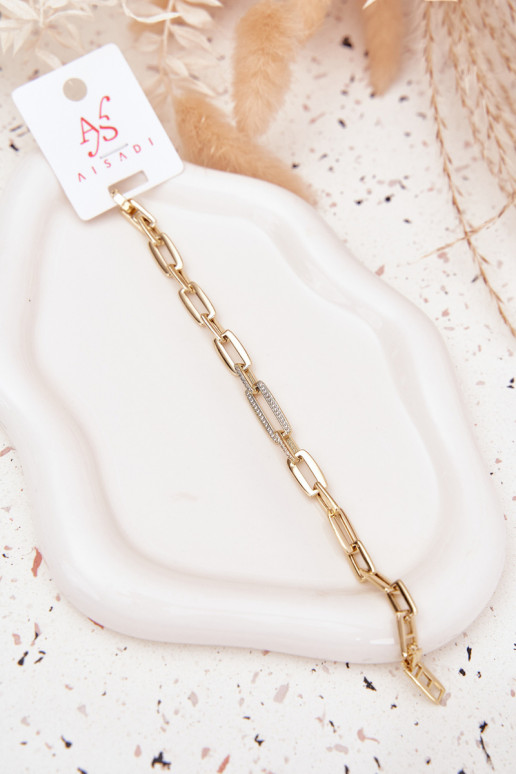 Käevõru Pealiste omad Kett valmistatud roostevabast terasest Kuldset värvi