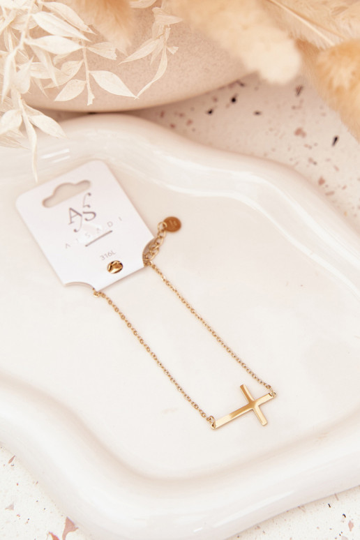 Käevõru Ristiga Stal Chirurgiczna Kuldset värvi