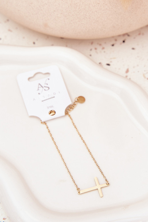 Käevõru Ristiga Stal Chirurgiczna Kuldset värvi