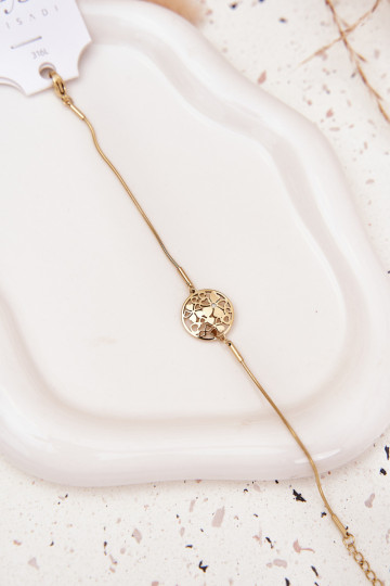 Käevõru Pealiste omad Ripatsiga KółkoLilluszkami Kuldset värvi 2