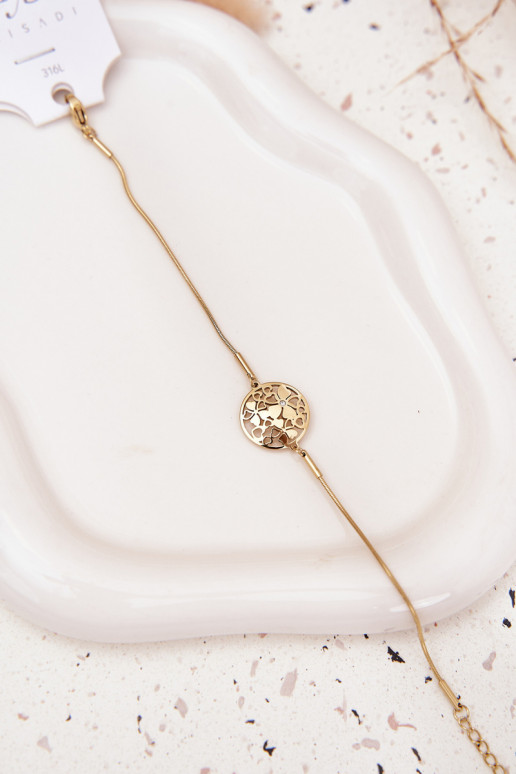 Käevõru Pealiste omad Ripatsiga KółkoLilluszkami Kuldset värvi