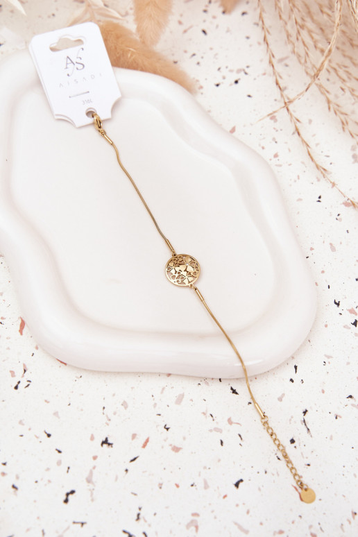 Käevõru Pealiste omad Ripatsiga KółkoLilluszkami Kuldset värvi