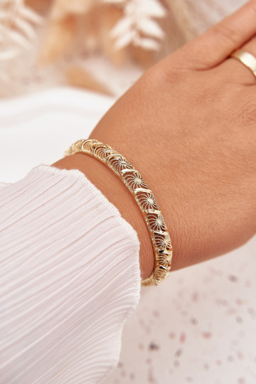 Jäik Käevõru Pealiste omad valmistatud roostevabast terasest Kuldset värvi