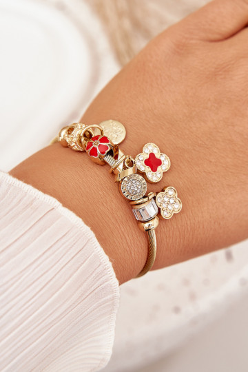 Käevõru z Zasisseieszkami Charms Kuldset värvi