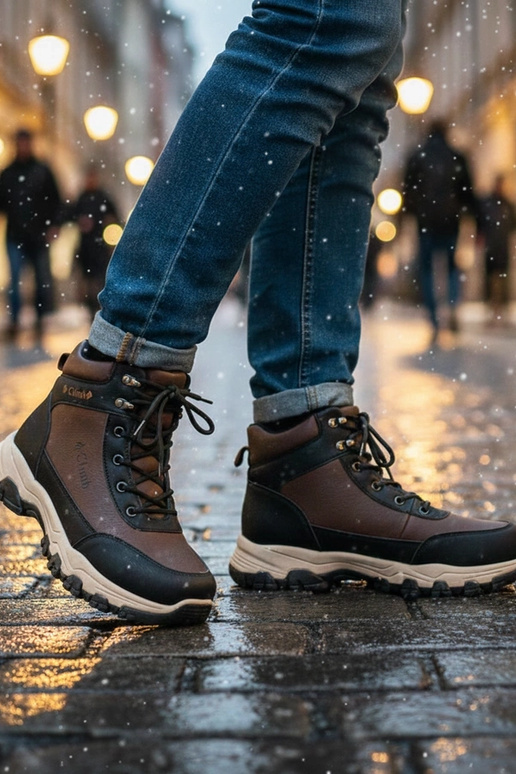 Pruunid meeste sooja voodriga...