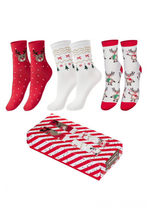 Määra Śsisseiątecznych Skarpet IN Pudełku 3 paar