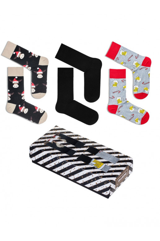 Määra Śsisseiąteczny Skarpety 3 paar meeste omad IN Pudełku