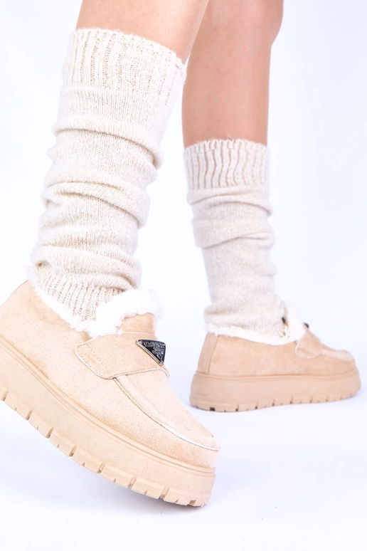 Hele liivakarva platvormmokaasi...