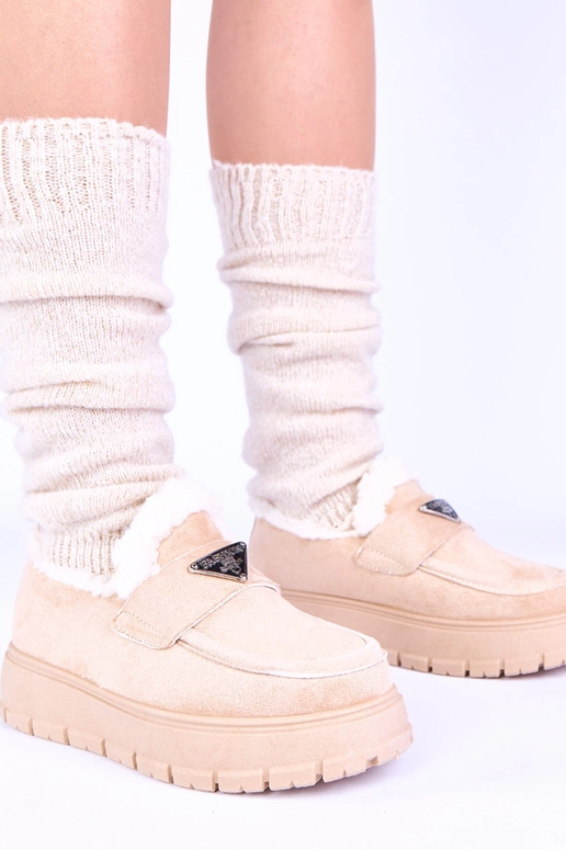 Hele liivakarva platvormmokaasi...