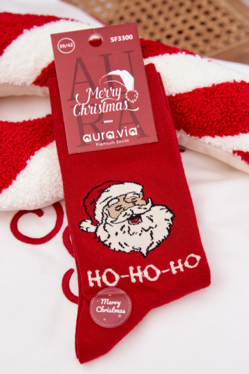 Skarpety meeste omad Christmas Śmiejący Się Santa Claus runased