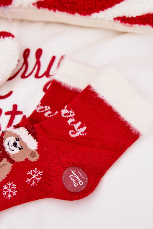 Jõulusokid Laste jalanõud karusnahaga I Kaisukarudm I INełna Alpaka runased