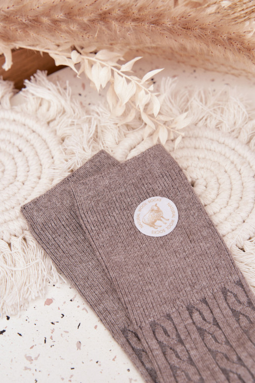 Długie INełniane Sokid Pealiste omad Halli värvi