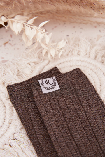 Puuvillased sokid triipudega Pealiste omad halli värvi