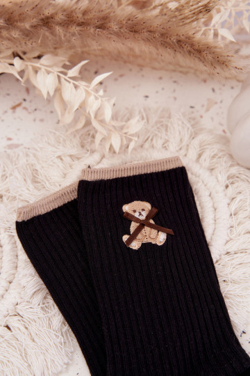 Puuvillased sokid triipudega Koos Karuga msuud