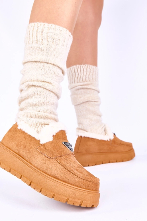 Pruunid platvormiga mokasiinid...