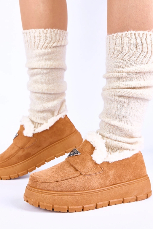 Pruunid platvormiga mokasiinid...