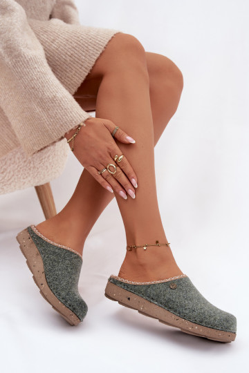 jalatsid kodujalatsid Plätud Pealiste omad Inblu ED000031 Rohelist värvi