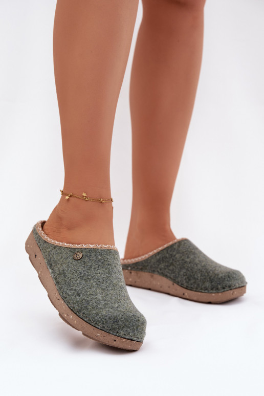 jalatsid kodujalatsid Plätud Pealiste omad Inblu ED000031 Rohelist värvi