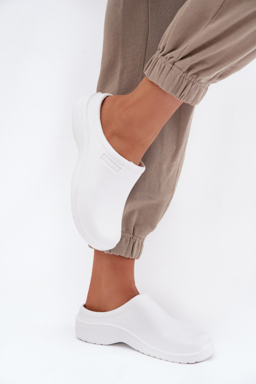 Kerged rannaplätud Sussid Puukingad Pealiste omad valget värvi Parissa