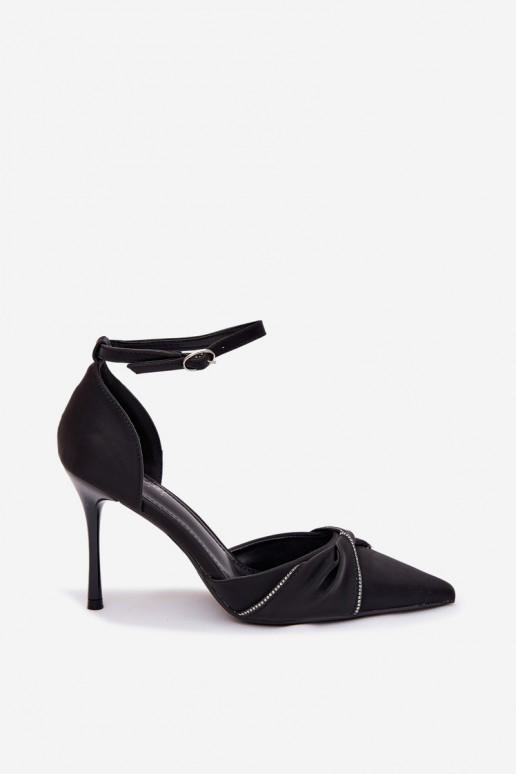 kõrge kontsaga säravate kristallidega msuud Katlina