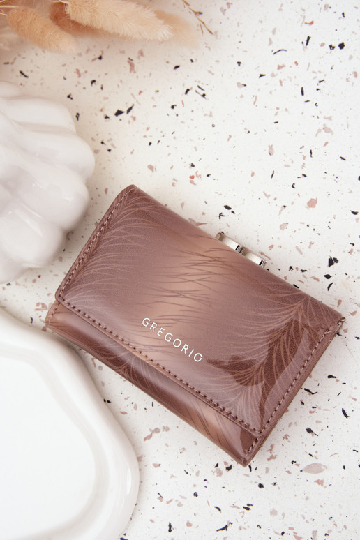 Lakitud RahakottDrobinkami elevandiluu värvi Cermina