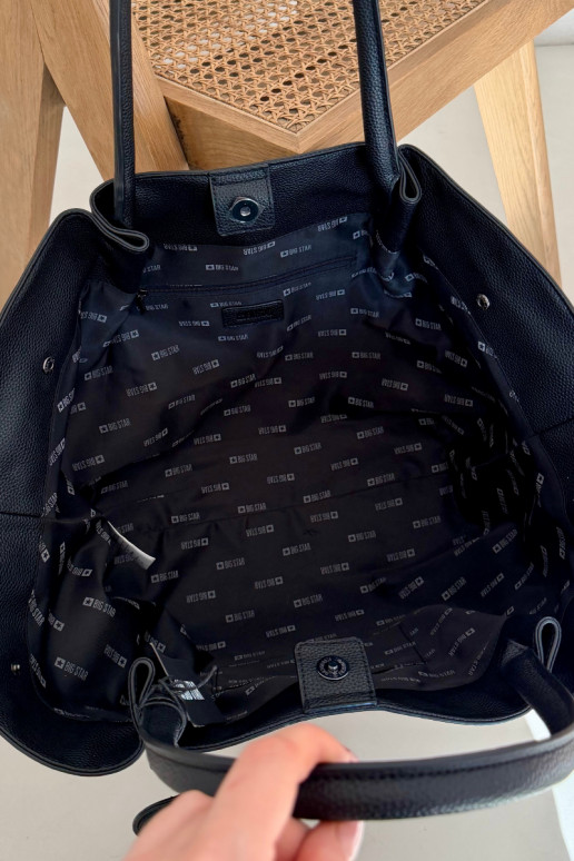 Suur naiste kott Big Star SS574005 must