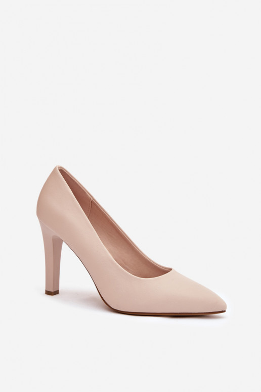 kõrge kontsaga Eko Pealhk Sergio Leone 1446 Elevandiluu värvi