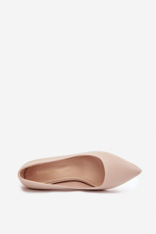 kõrge kontsaga Eko Pealhk Sergio Leone 1446 Elevandiluu värvi