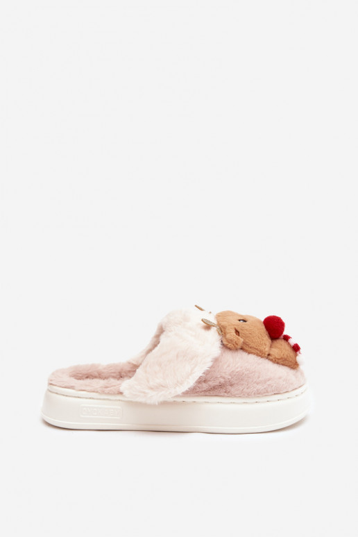 Christmas karusnahaga Plätud Pealiste omad Reindeers beeži värvi Ilianne