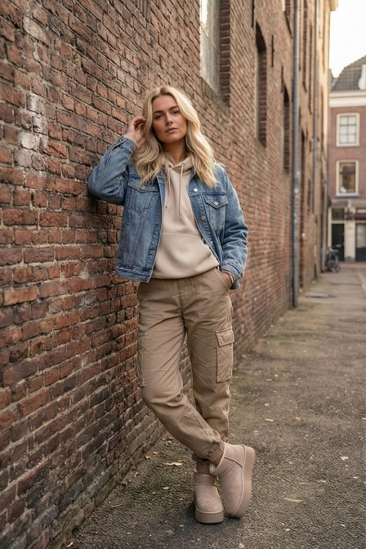 nööpidega lumesaapad Pealiste omadPealturalnego seemisnakhsedu beeži värvi Sellel onirene