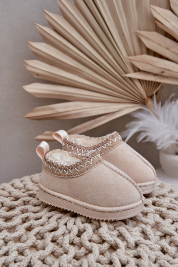 nööpidega lumesaapad Pealiste poolsaapad Laste jalanõud platvormiga voodriga karusnahaga Elevandiluu värvi Vilabria