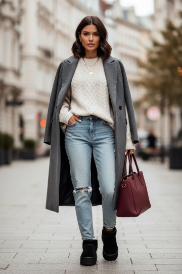 Musta värvi naiste talvesaapad kunstnahast Irene 2