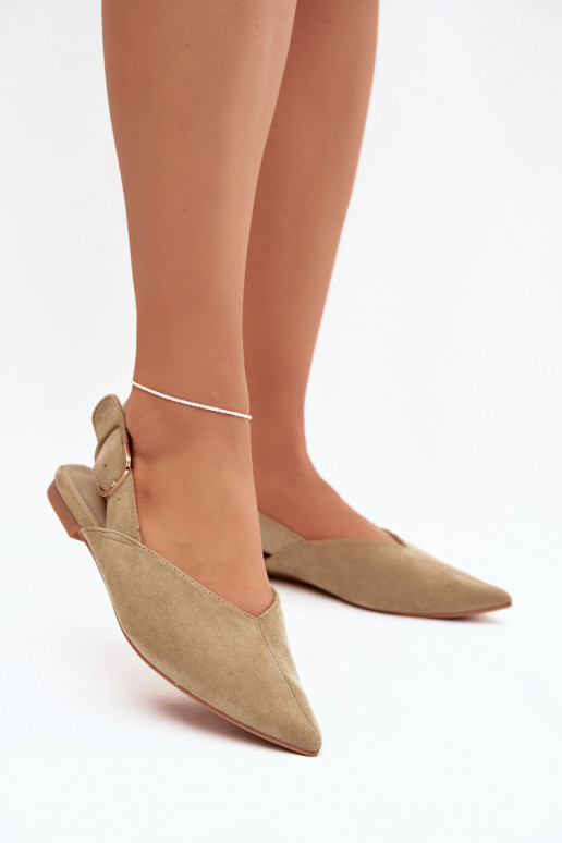 Baleriinad Pealiste omad neetide ja pandlaga Rohelist värvi Tanelia