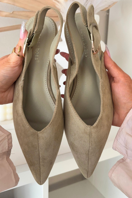 Baleriinad Pealiste omad neetide ja pandlaga Rohelist värvi Tanelia