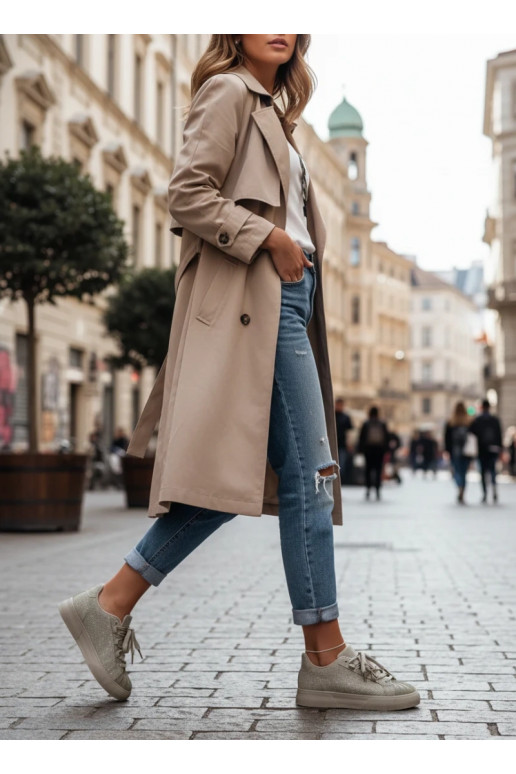 Kaunistustega Sneakers tüüpi jalanõud Pealiste omad Rohelist värvi Calissea