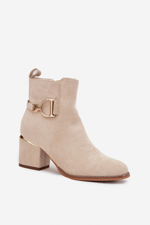 voodriga Pealiste poolsaapad Ze Kuldset värvimi Elementami Elevandiluu värvi Ambrine