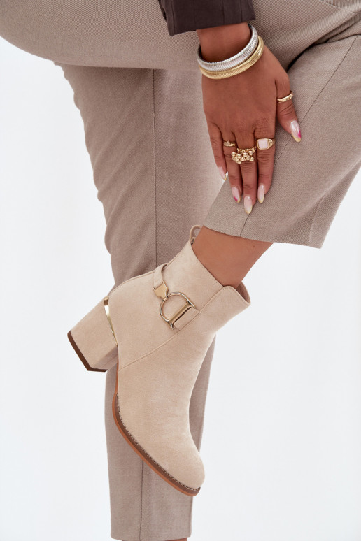 voodriga Pealiste poolsaapad Ze Kuldset värvimi Elementami Elevandiluu värvi Ambrine