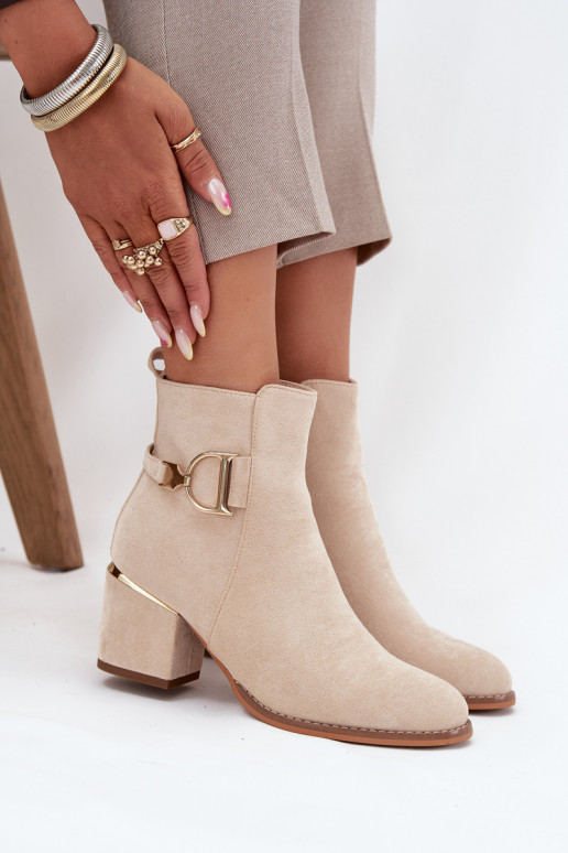 voodriga Pealiste poolsaapad Ze Kuldset värvimi Elementami Elevandiluu värvi Ambrine