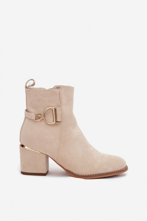 voodriga Pealiste poolsaapad Ze Kuldset värvimi Elementami Elevandiluu värvi Ambrine