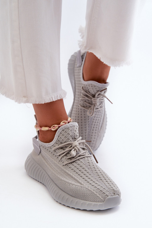 Riidest Slip-on spordijalatsid Pealiste omad Halli värvi Nelmarie