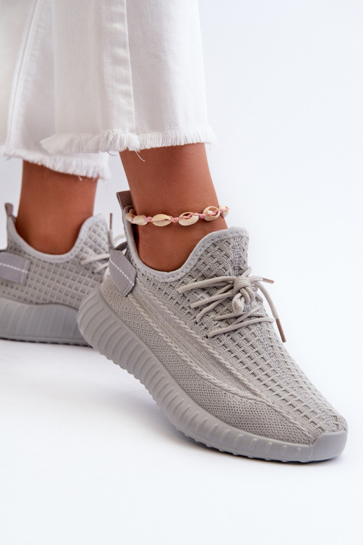 Riidest Slip-on spordijalatsid Pealiste omad Halli värvi Nelmarie