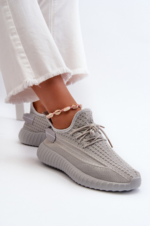 Riidest Slip-on spordijalatsid Pealiste omad Halli värvi Nelmarie