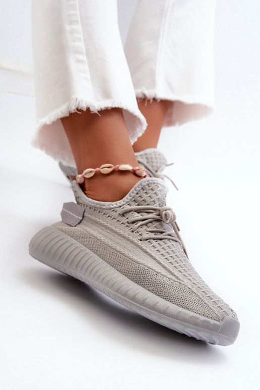 Riidest Slip-on spordijalatsid Pealiste omad Halli värvi Nelmarie